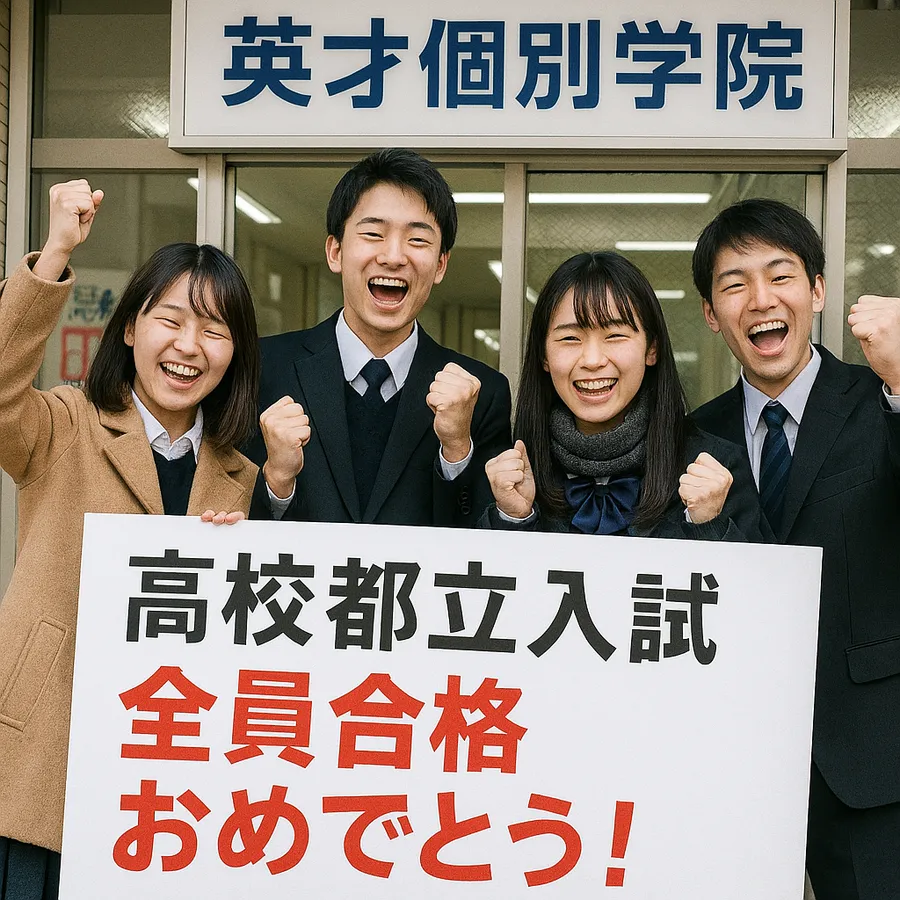 高校都立入試　結果速報　全員合格おめでとう！！