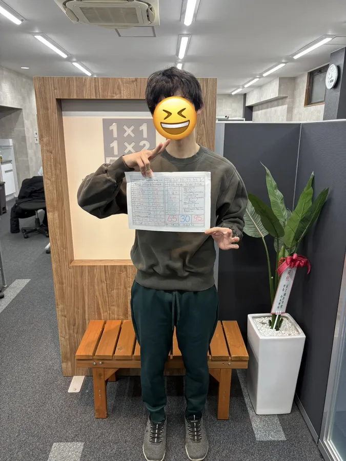 【定期テスト速報】5科目400点越え＆数学95点！！！