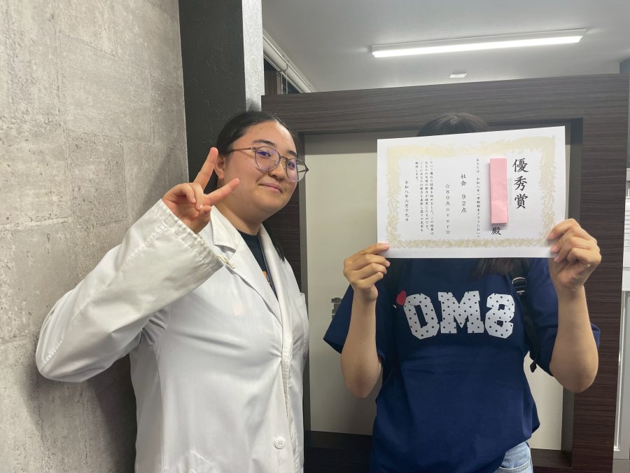 １学期期末テスト成績優秀者！！