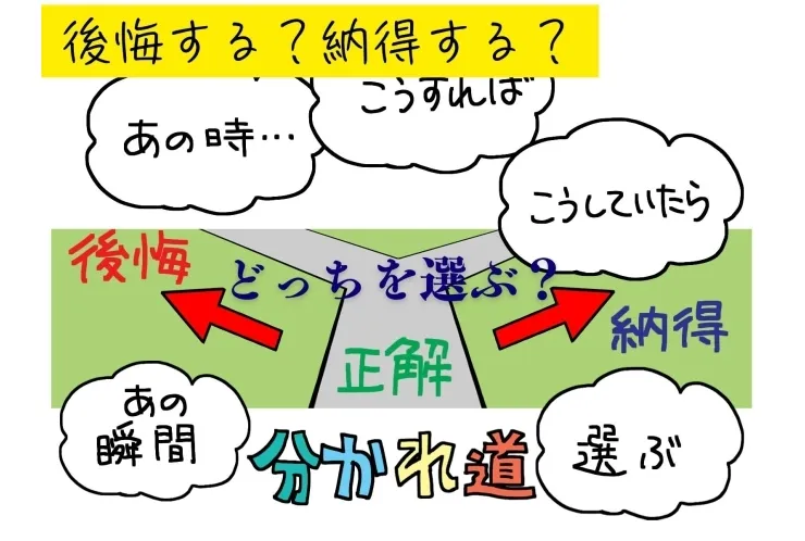 後悔の少ない人生を！