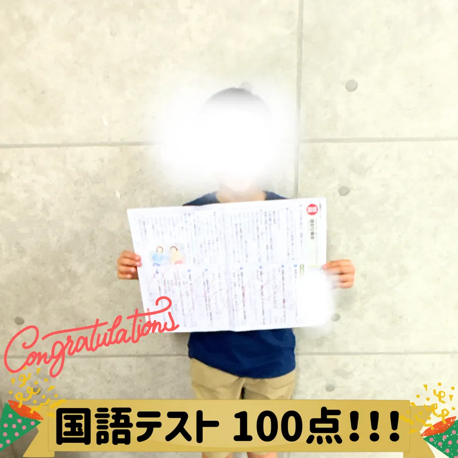 国語　学校テスト100点！！！【小学生】
