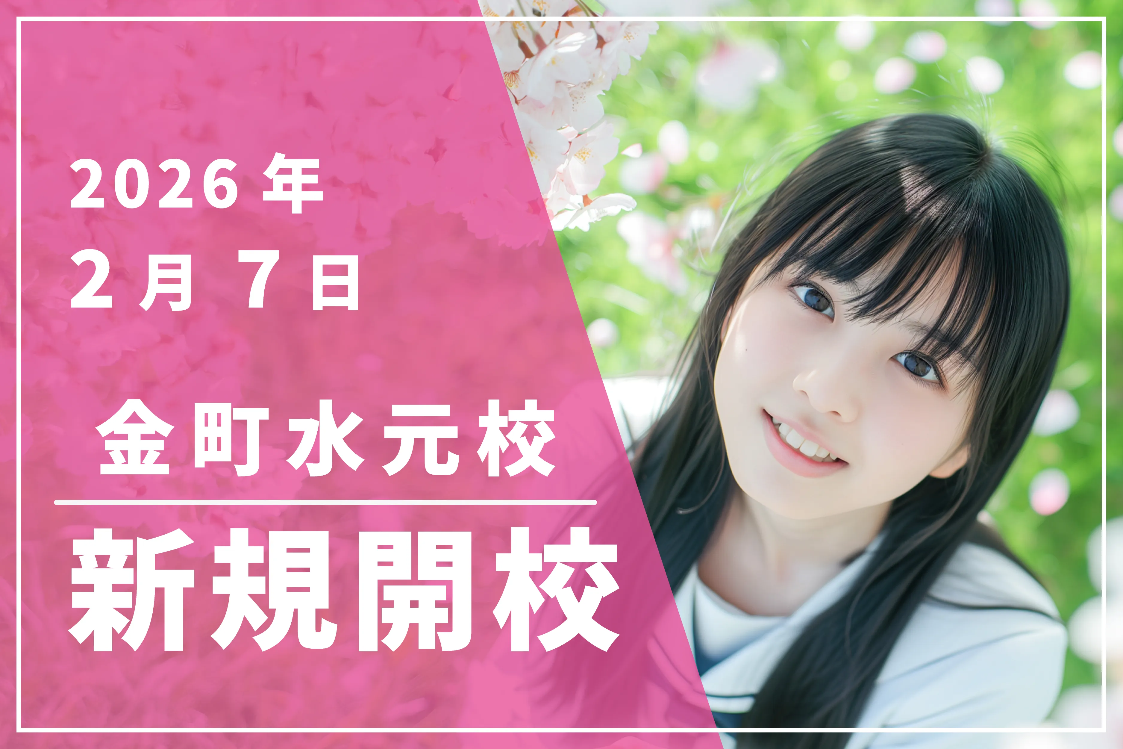 【新規開校】2月7日★葛飾区金町・水元エリアに『金町水元校』がOPEN！