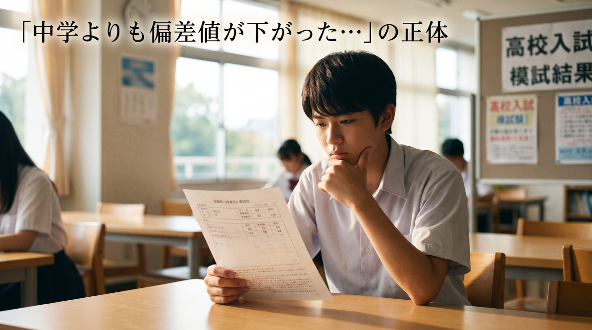 「中学よりも偏差値が下がった…」の正体